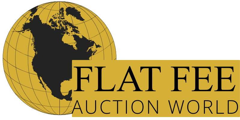 FlatFee Auction World Logo