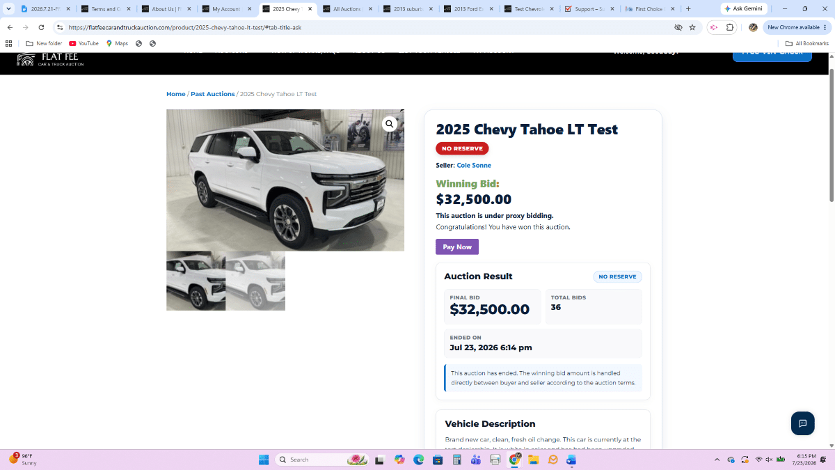 Flat Fee Car and Truck 2016 GMC Sierra Denali HD3500, Crew Cab, Duramax, 4WD - Image 27